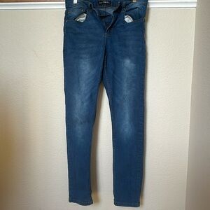 Medium blue skinny jeans